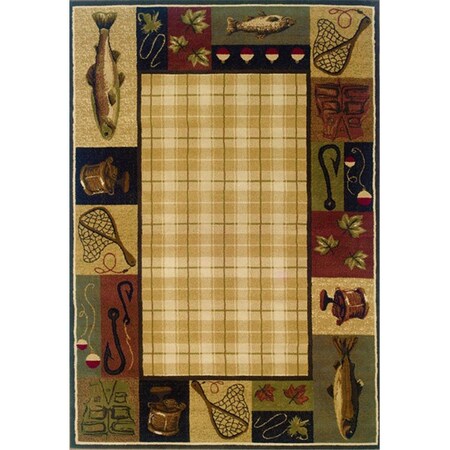 Sphinx By Oriental Weavers Area Rugs, Hudson 1065B 10X13 Rectangle - Beige/ Black-Polypropylene H1065B305396ST